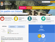 Tablet Screenshot of cedillo.es